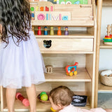 EVE Solid Wood Display Bookcase