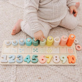 Bubble - Wooden Numbers & Blocks Counting Set