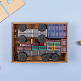 Connetix- Pastel Transport Pack 50 pc
