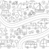 Colour me   Kids Washable, Reusable Colouring-In Solo Mat Kit