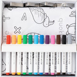 Colour me Kids Washable, Reusable Colouring In Tablecloth Set