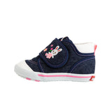 Miki House Bunny Second Step Shoe in Pink & Denim