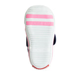 Miki House Bunny Second Step Shoe in Pink & Denim