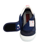 Miki House Bunny Second Step Shoe in Pink & Denim