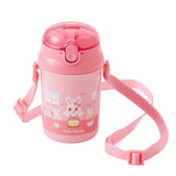 MiKi House Water Bottle with Straw 2 color