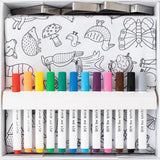 Colour me Kids Washable, Reusable Colouring In Tablecloth Set