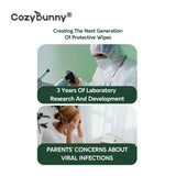 Cozy Bunny-  Germ Guard Botanical Defense Wipes