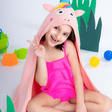 Rabitat super soft hooded bath towel - unicorn