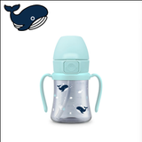Grosmimi -PPSU Baby Whale Straw Cup 200ml/300ml