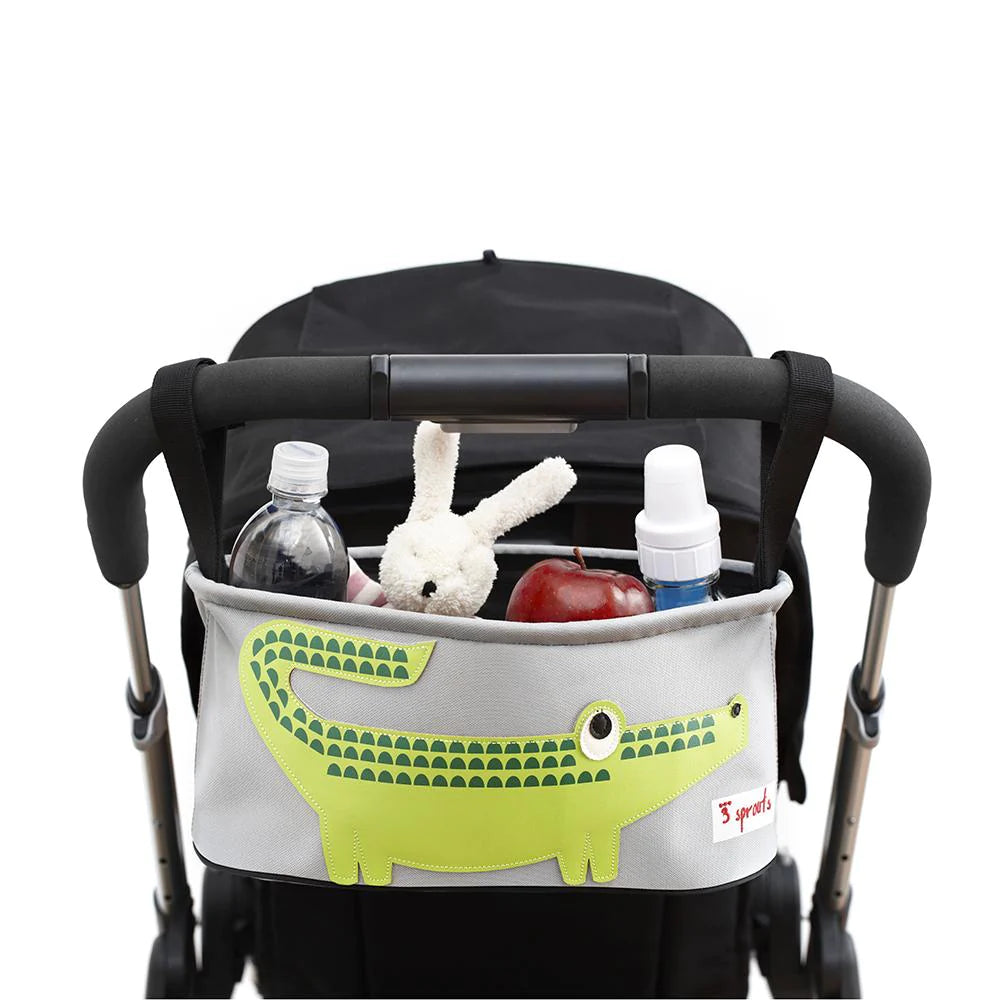 3 Sprouts Crocodile stroller organiser