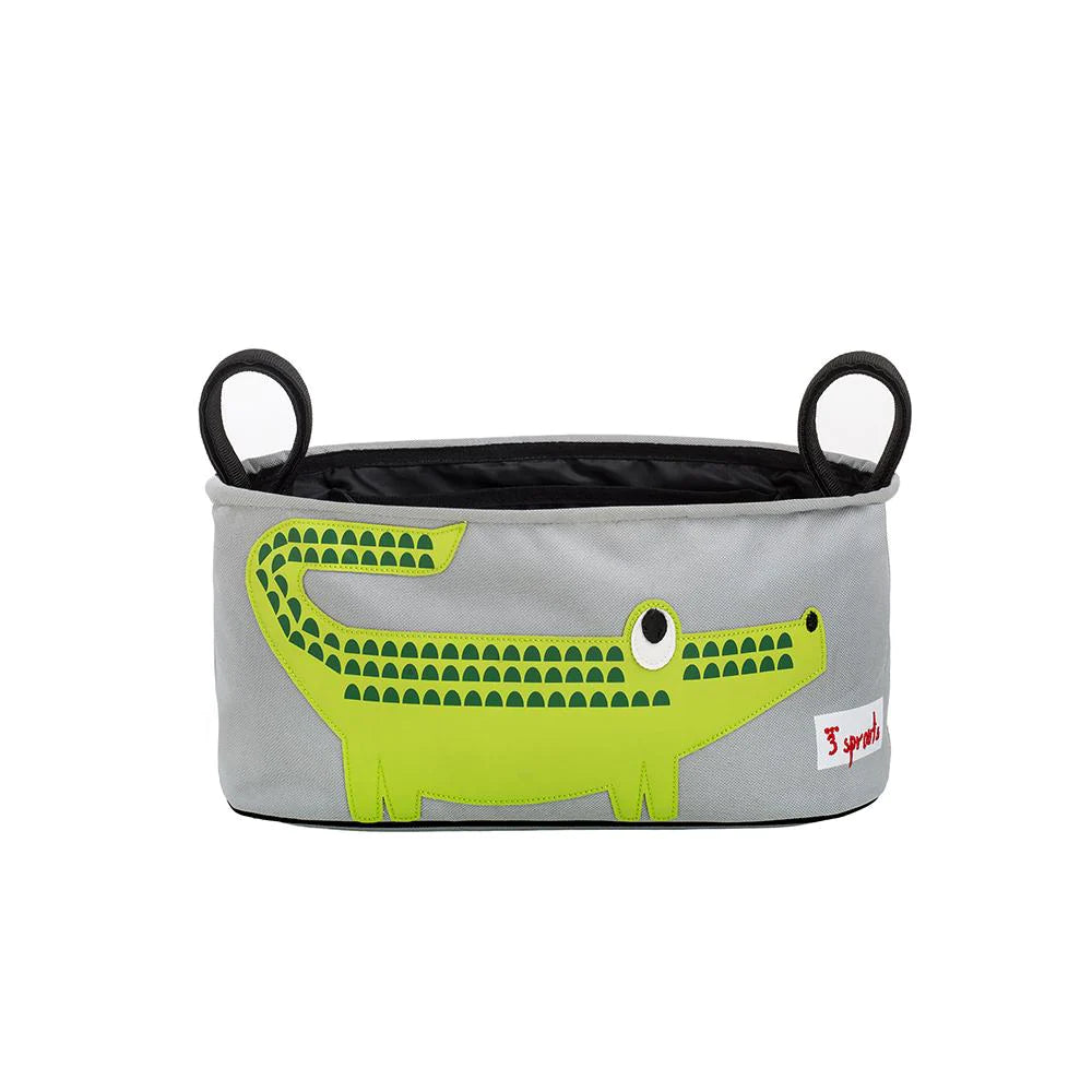 3 Sprouts Crocodile stroller organiser