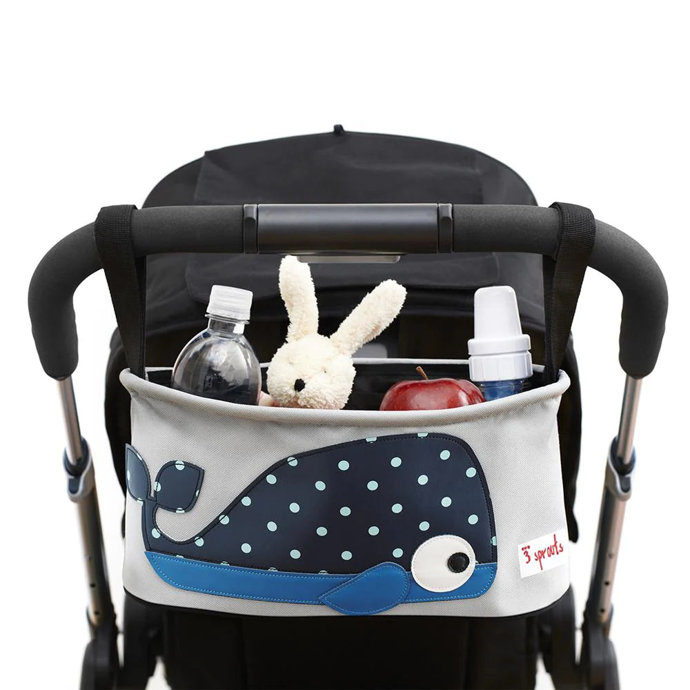3 Sprouts- Whale Stroller Organizer
