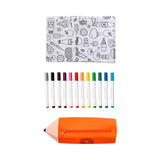 Colour me   Kids Washable, Reusable Colouring-In Solo Mat Kit