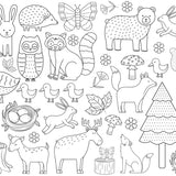 Colour me   Kids Washable, Reusable Colouring-In Solo Mat Kit