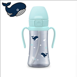 Grosmimi -PPSU Baby Whale Straw Cup 200ml/300ml