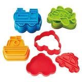 Torune Mama's Assist Bento Lunch Sandwich Bread Mold Cutters and Stamps (Vehicle)