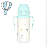 Grosmimi - 2024 Stainless Steel Straw Cup - Sky Balloon