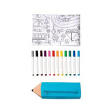 Colour me   Kids Washable, Reusable Colouring-In Solo Mat Kit