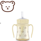 PPSU DotGom Straw Cup Grosmimi (Butter)