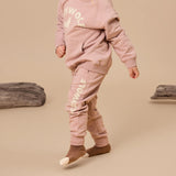 Crywolf CHILL TRACK PANT Dusty Mauve