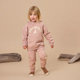 Crywolf CHILL TRACK PANT Dusty Mauve