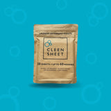 Cleen Sheet Laundry Detergent Sheets Single Pack