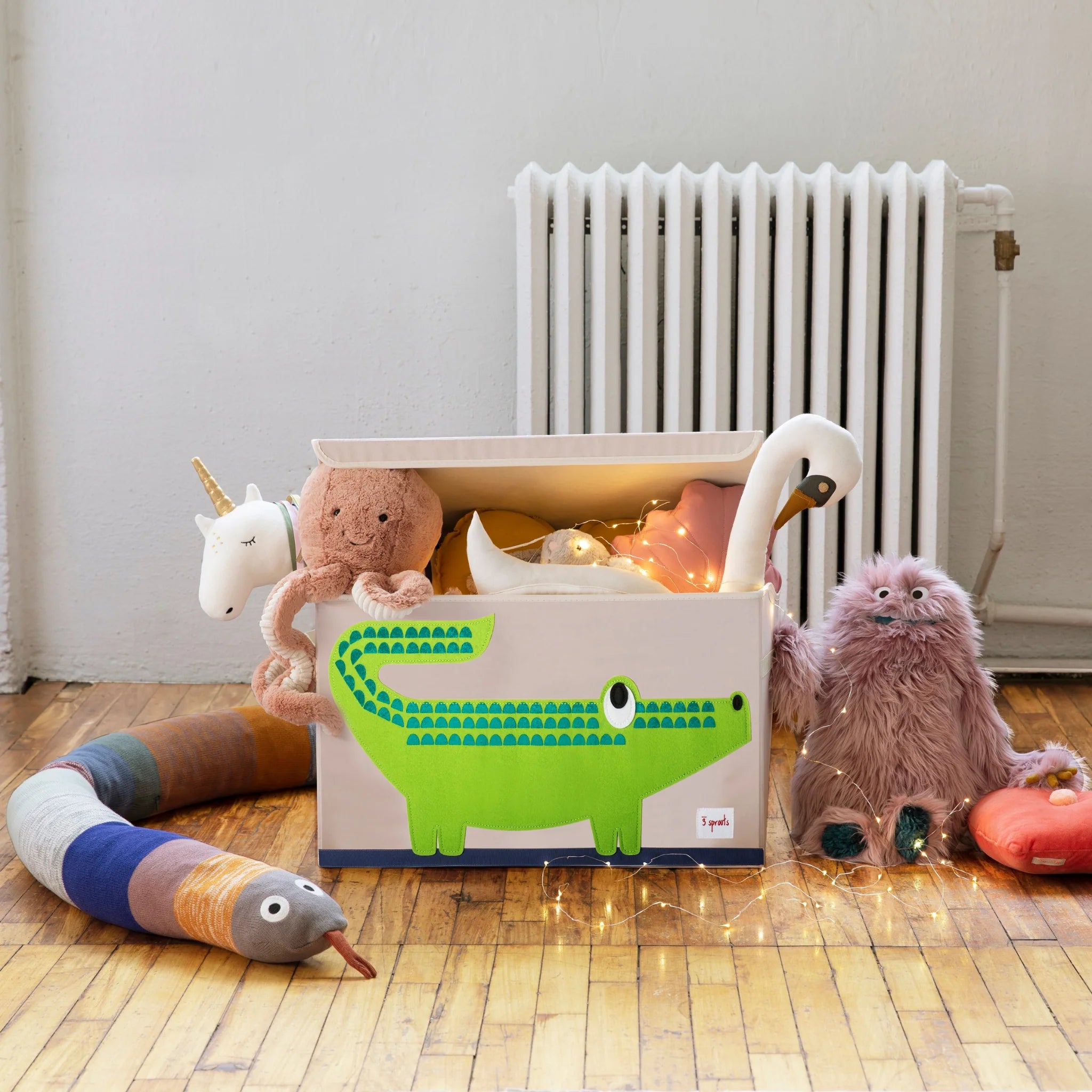 3 Sprouts- Crocodile Toy Chest
