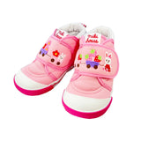 Miki House Bunny Second Step Shoe in Pink & Denim