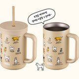 Thermos x Zero Per Zero The Compact Straw Mug & Tumbler 600ml