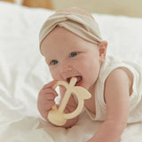 MOYUUM Apple Peach 2-in-1 Silicone Teether & Fruit Feeder | 3M+