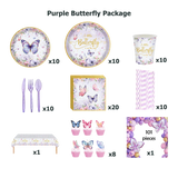 Party & Box Birthday Series Purple Butterfly