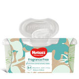 Huggies Baby Wipes Fragrance Free Pop Tub 64s (Discontinued Hard Tub Edition)
