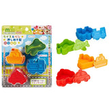 Torune Mama's Assist Bento Lunch Sandwich Bread Mold Cutters and Stamps (Vehicle)