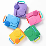 OmieBox V2 - Bento Box with Leak Proof Thermos Food Jar - 3 Compartments