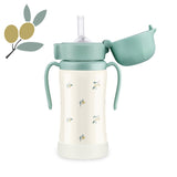 Grosmimi - 2024 Stainless Steel Sippy Cup - Leaf