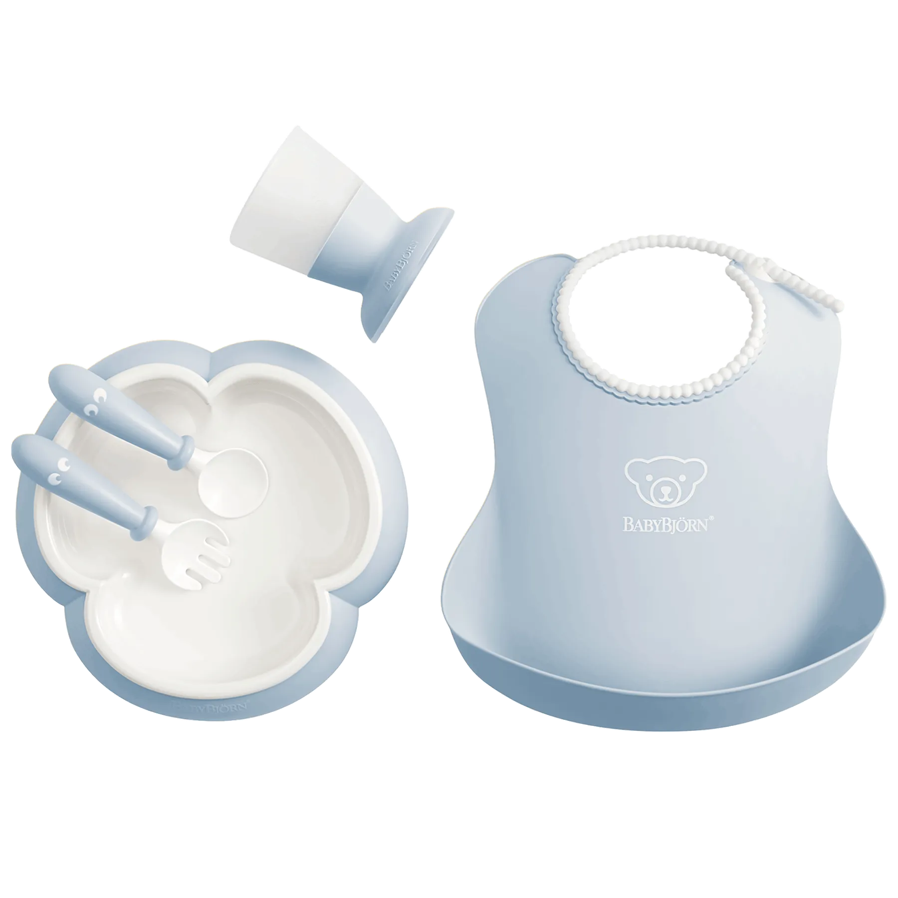BabyBjorn Baby Dinner Set ( Blue, Green & Yellow)