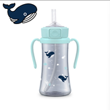 Grosmimi -PPSU Baby Whale Straw Cup 200ml/300ml