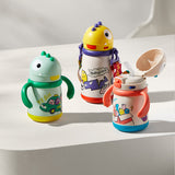 BabyCare Dinosaur Kids Insulated Straw Bottle