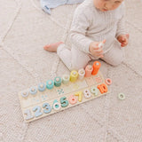 Bubble -  Wooden Numbers & Blocks Counting Set