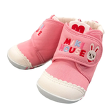 MIKI HOUSE First Shoes “Bunny and Logo” Pink