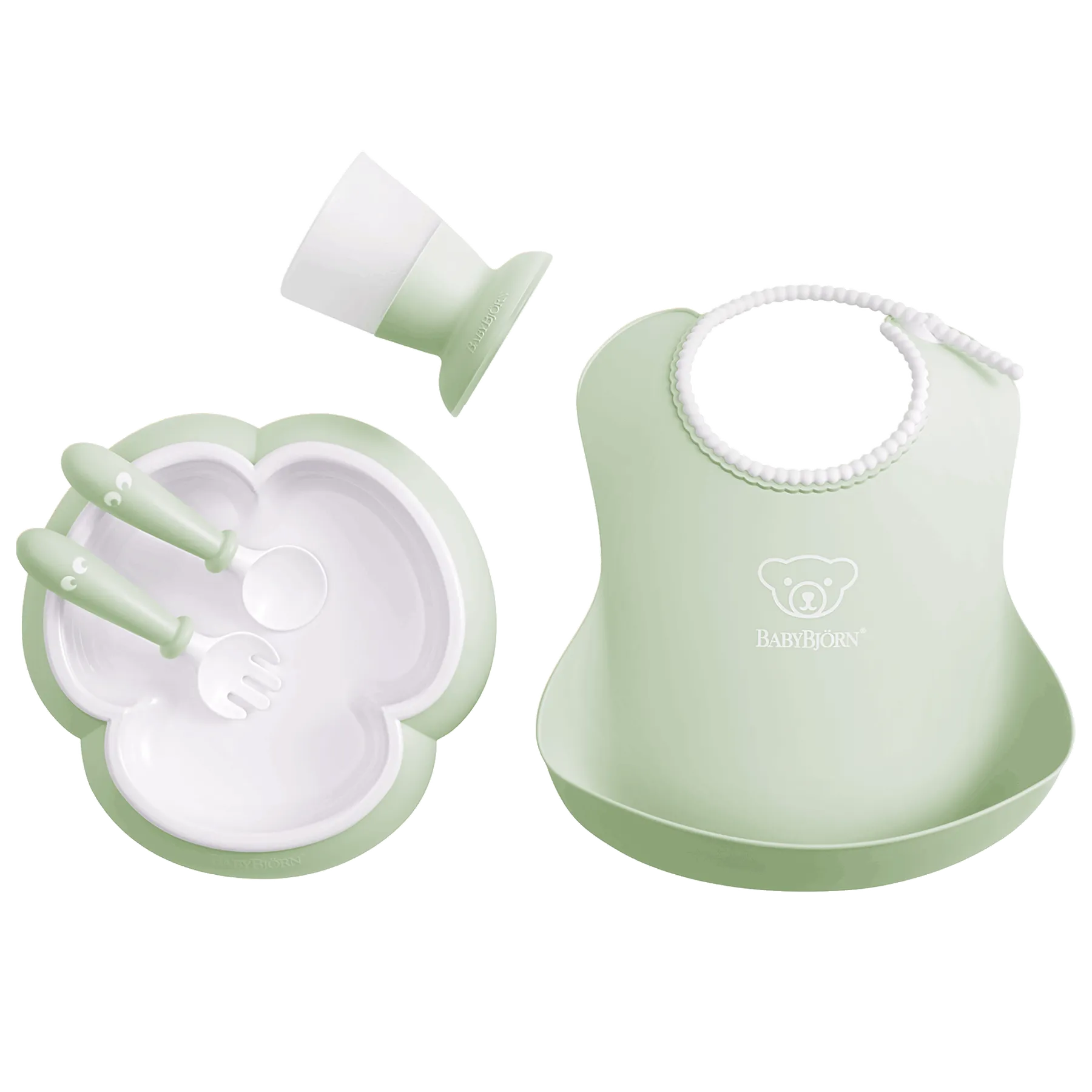 BabyBjorn Baby Dinner Set ( Blue, Green & Yellow)