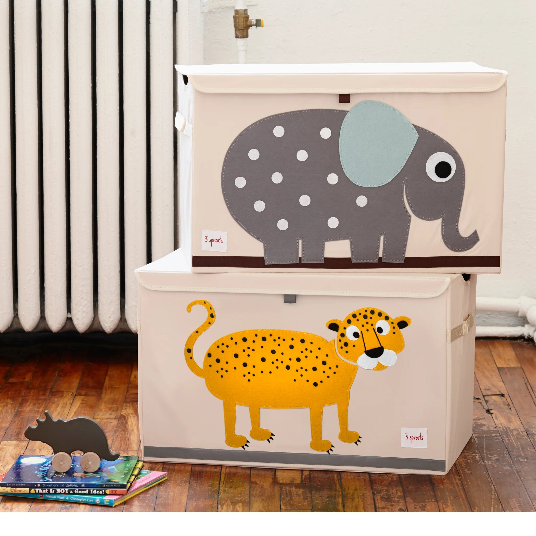 3 Sprouts- Leopard Toy Chest