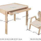 KAYA Primary Adjustable Table and Chair Set